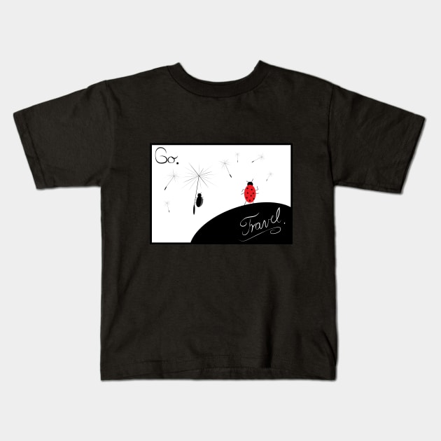 Travel II Kids T-Shirt by TinkM